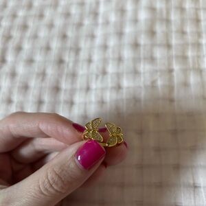 Butterfly ring - gold plated